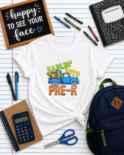 Load image into Gallery viewer, Haulin' Into Blue Truck With School Supplies Grades DROPDOWN TRANSFER PHDC JUNE 26
