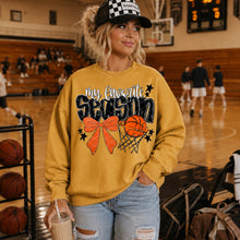 Load image into Gallery viewer, My Favorite Season Distressed Football Volleyball Basketball DROPDOWN TRANSFER SDD AUG 26
