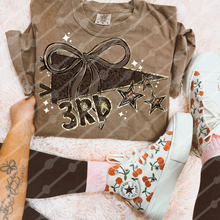 Load image into Gallery viewer, Brown Dotted Grade Pennants Dropdown TRANSFER JBD JULY 25
