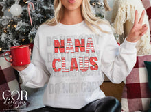 Load image into Gallery viewer, Christmas Santa Claus Alpha Dropdown TRANSFER COR
