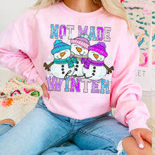 Load image into Gallery viewer, Not Made For Winter 3 Snowmen TRANSFER OCT SDD
