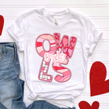Load image into Gallery viewer, Heart Checkered Mascots Faux Embroidery DROPDOWN TRANSFER CSD JAN 25

