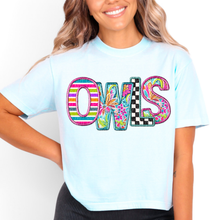 Load image into Gallery viewer, Bright Stripe Floral Checker Mascots Dropdown TRANSFER CSD MAY 25
