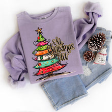 Load image into Gallery viewer, Oh Christmas Tree Multicolor Doodle Tree TRANSFER SDD NOV 25
