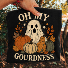 Load image into Gallery viewer, Oh My Gourdness Ghost With Pumpkins Color DROPDOWN TRANSFER UAC JULY 26
