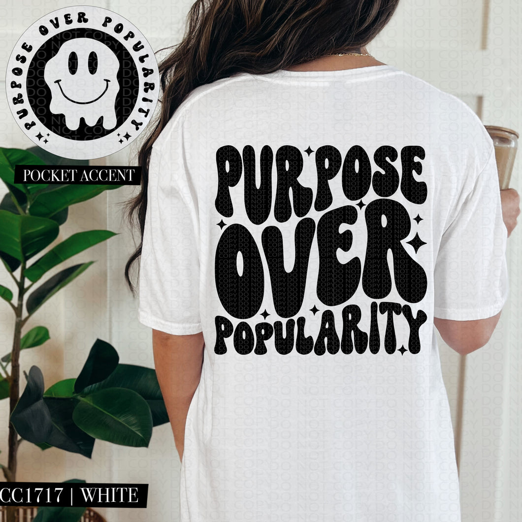 Purpose Over Popularity Color Dropdown With Pocket TRANSFER HMWK FEB 25