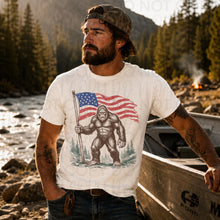 Load image into Gallery viewer, Bigfoot With Flag Sketch TRANSFER UAC MAY 26
