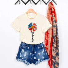 Load image into Gallery viewer, Patriotic Sunflower TRANSFER SDD May
