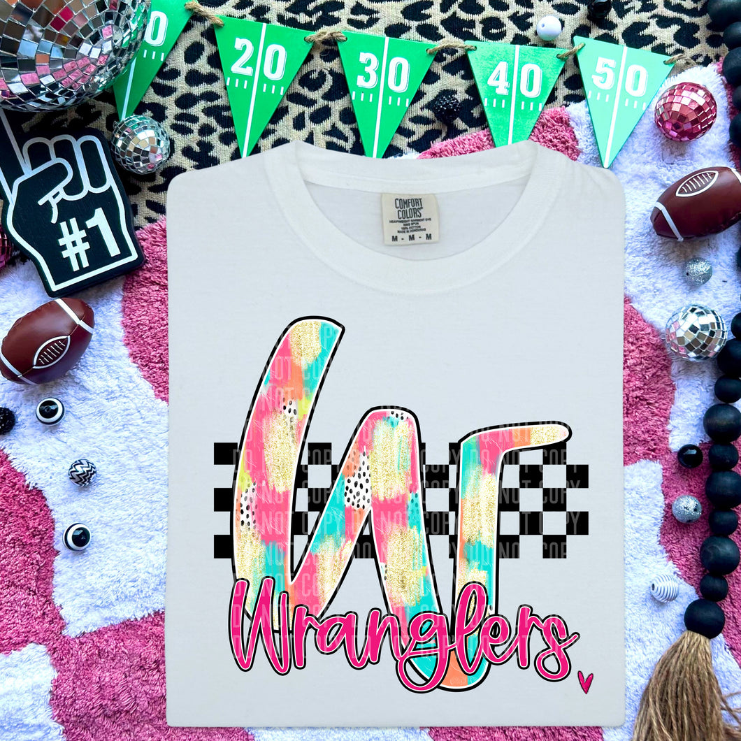 Pink Teal Mascots DROPDOWN TRANSFER CAP