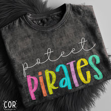 Load image into Gallery viewer, Neon Bright Line Pirates DROPDOWN TRANSFER COR
