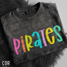 Load image into Gallery viewer, Neon Bright Line Pirates DROPDOWN TRANSFER COR
