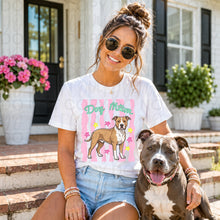 Load image into Gallery viewer, Dog Mom Wavy Pink Stripes Breed DROPDOWN TRANSFER UAC 26
