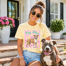 Load image into Gallery viewer, Dog Mom Wavy Pink Stripes Breed DROPDOWN TRANSFER UAC 26
