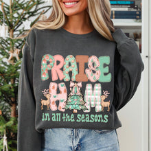 Load image into Gallery viewer, Praise Him In all the seasons - pink/green/brown  TRANSFER OCT SDD

