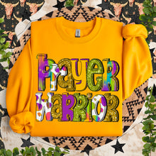 Load image into Gallery viewer, Prayer Warrior With Faux Glitter TRANSFER SDD
