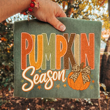 Load image into Gallery viewer, Pumpkin Season Faux Paint Splatter Leopard Bow And Stars TRANSFER UAC JULY 26

