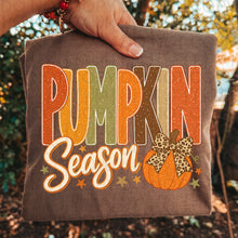 Load image into Gallery viewer, Pumpkin Season Faux Paint Splatter Leopard Bow And Stars TRANSFER UAC JULY 26
