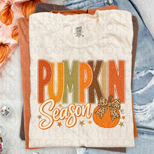 Load image into Gallery viewer, Pumpkin Season Faux Paint Splatter Leopard Bow And Stars TRANSFER UAC JULY 26
