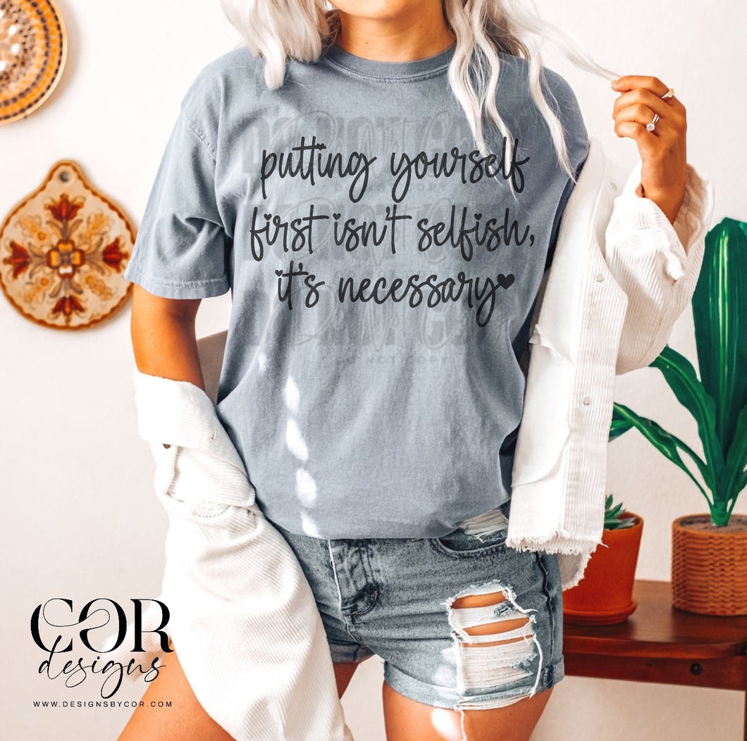 Putting Yourself First Isn't Selfish TRANSFER COR