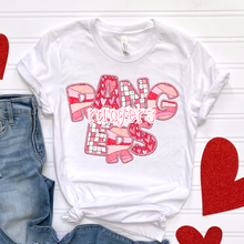 Load image into Gallery viewer, Heart Checkered Mascots Faux Embroidery DROPDOWN TRANSFER CSD JAN 25
