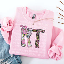 Load image into Gallery viewer, Pink Floral Leopard OCCUPATIONAL DROPDOWN TRANSFER ISP MAR 26
