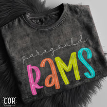 Load image into Gallery viewer, Neon Bright Line Rams DROPDOWN TRANSFER COR
