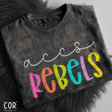 Load image into Gallery viewer, Neon Bright Line Rebels DROPDOWN TRANSFER COR
