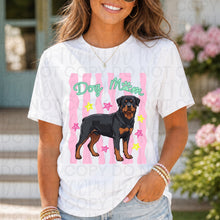 Load image into Gallery viewer, Dog Mom Wavy Pink Stripes Breed DROPDOWN TRANSFER UAC 26
