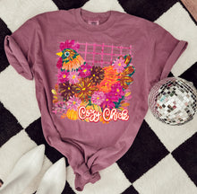 Load image into Gallery viewer, Cozy Chick Pink Fall Florals Chicken TRANSFER SCG SEP 26
