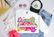 Load image into Gallery viewer, Touchdown Bright Floral Football DROPDOWN TRANSFER SCG SEP 26

