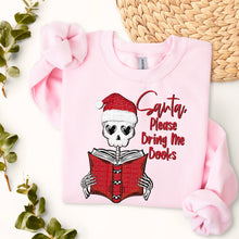 Load image into Gallery viewer, Santa Bring Books Skull TRANSFER OCT SDD
