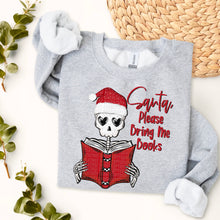 Load image into Gallery viewer, Santa Bring Books Skull TRANSFER OCT SDD

