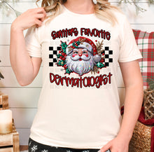 Load image into Gallery viewer, Santa’s Favorite Occupation Faux Embroidery (DROPDOWN) TRANSFER CAP
