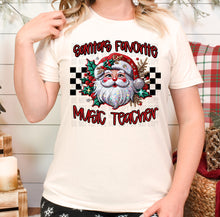 Load image into Gallery viewer, Santa’s Favorite Occupation Faux Embroidery (DROPDOWN) TRANSFER CAP
