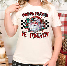Load image into Gallery viewer, Santa’s Favorite Occupation Faux Embroidery (DROPDOWN) TRANSFER CAP
