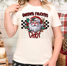 Load image into Gallery viewer, Santa’s Favorite Occupation Faux Embroidery (DROPDOWN) TRANSFER CAP

