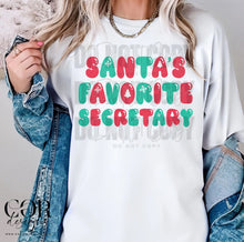 Load image into Gallery viewer, Santa's Favorite Red And Green Dropdown TRANSFER COR
