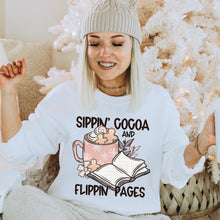 Load image into Gallery viewer, Sipping Cocoa And Flipping Pages TRANSFER OCT SDD
