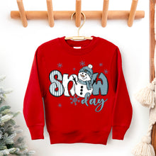 Load image into Gallery viewer, Snow Day Snowman &amp; Snowflakes DROPDOWN TRANSFER SDD SEPT
