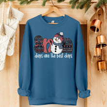 Load image into Gallery viewer, Snow Days Are The Best Days Snowman Dropdown TRANSFER SDD OCT
