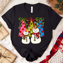 Load image into Gallery viewer, Snowman Christmas Tree TRANSFER SDD SEPT
