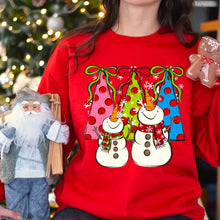 Load image into Gallery viewer, Snowman Christmas Tree TRANSFER SDD SEPT
