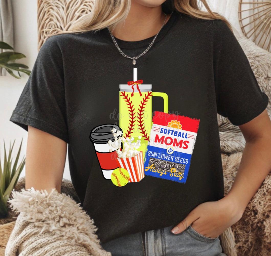 Softball Moms Sunflower Seeds TRANSFER PARJO MAR 25