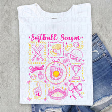 Load image into Gallery viewer, Softball Season Doodle COLOR DROPDOWN TRANSFER UAC MAR 26
