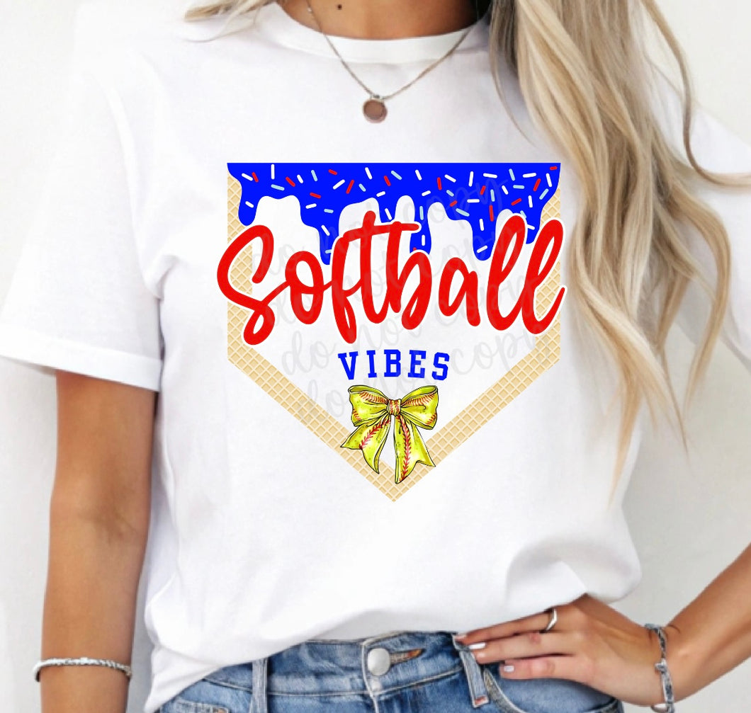 Softball Vibes Drip TRANSFER PARJO MAR 25