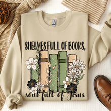 Load image into Gallery viewer, Shelves Full Of Books Soul Full Of Jesus TRANSFER SDD DEC 25
