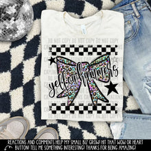 Load image into Gallery viewer, Splatter Bow Mascots Dropdown TRANSFER CAP SEPT 24
