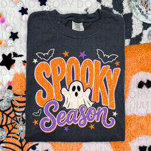 Load image into Gallery viewer, Spooky Season Faux Paint Splatter Ghost With Stars And Bats TRANSFER UAC JULY 26

