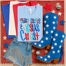 Load image into Gallery viewer, Stars Stripes Jesus Christ TRANSFER SDD June
