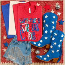 Load image into Gallery viewer, Stars Stripes Jesus Christ TRANSFER SDD June
